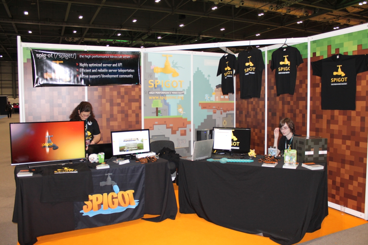 SpigotMC Booth Shot at MINECON 2015