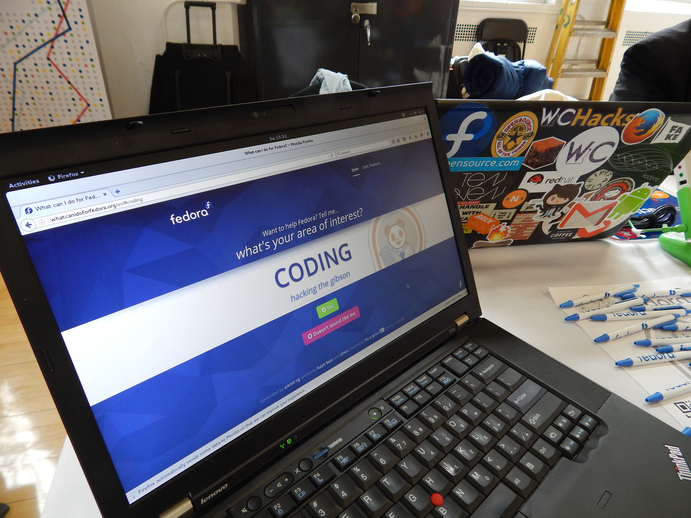 Bitcamp 2016: whatcanidoforfedora.org was a popular tool