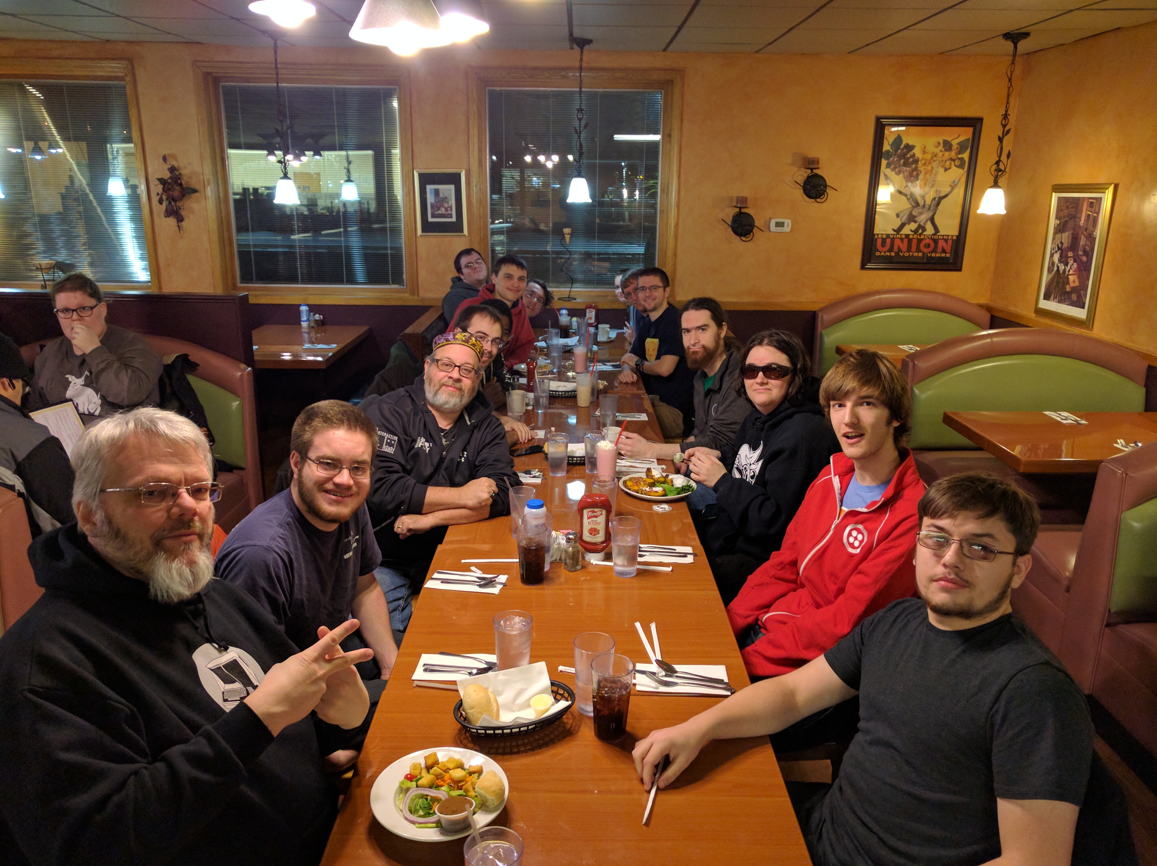 On 2016 Dec. 10th, the &ldquo;FOSS Family&rdquo; went to dinner at a local restaurant to celebrate the semester