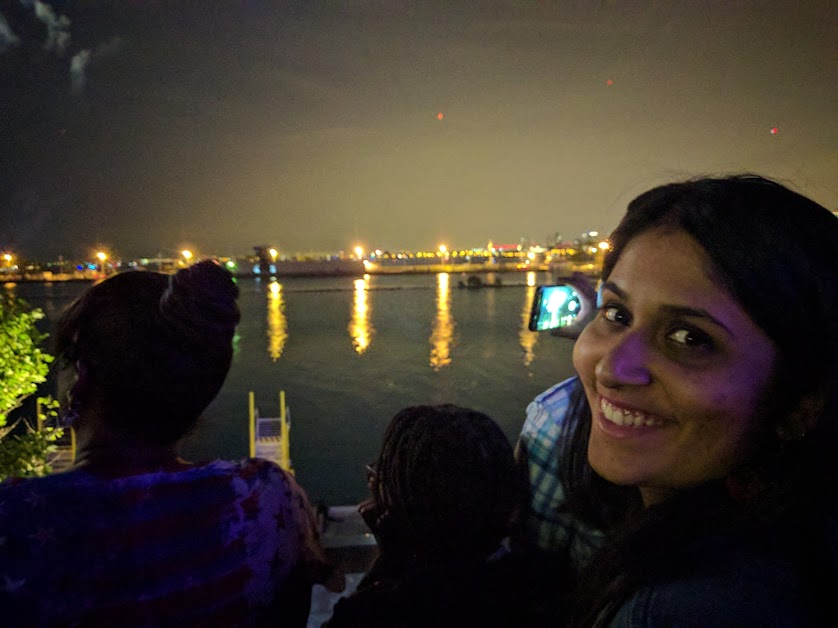 4th of July fireworks on the Navy Pier with Bee